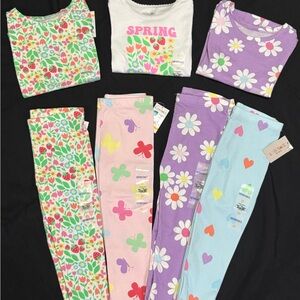 NWT Garanimals 7 Piece Girls Mix And Match Bundle Size 2T